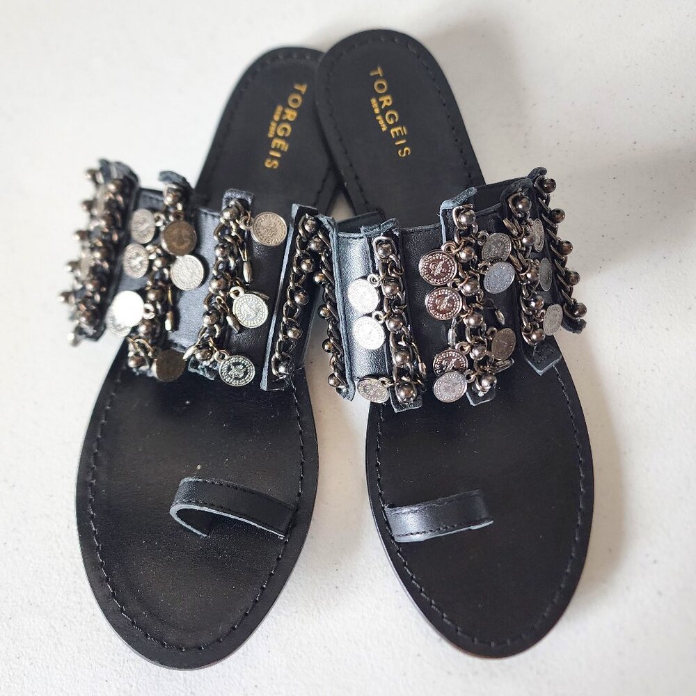 Torgeis Toe Ring Sandals "EUC"